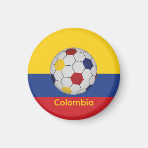 Colombia Soccer Keychain  Magnet