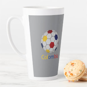 Colombia Soccer Latte Mug