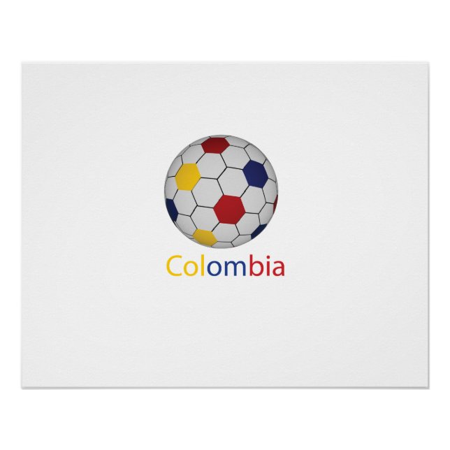 Colombia Soccer Poster (Front)