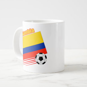 Colombia Soccer Team Large Coffee Mug