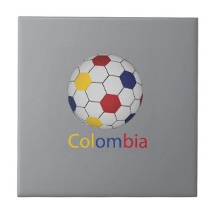 Colombia soccer tile