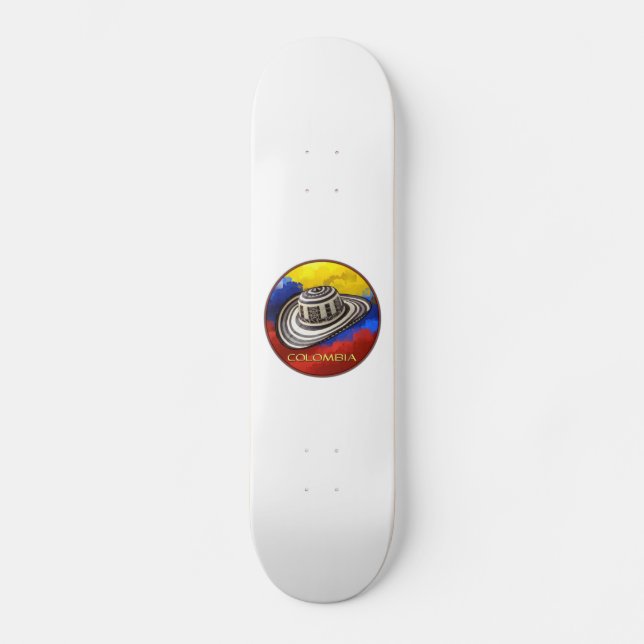 Colombia Sombrero Vueltiao Skateboard (Front)