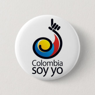 Colombia soy yo 6 cm round badge