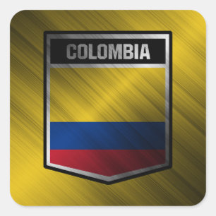 Colombia Square Sticker