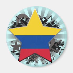 Colombia Star Magnet