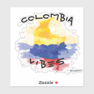 Colombia Vibes car sticker