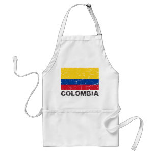 Colombia Vintage Flag Standard Apron