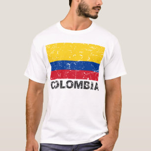Colombia Vintage Flag T-Shirt