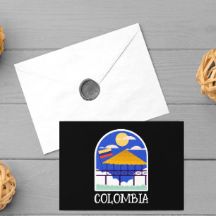 Colombia Vintage Travel Postcard