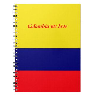 Colombia we love notebook