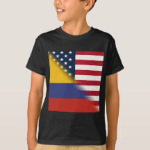 Colombian American Flag | Half Colombia USA