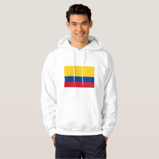 colombian and proud mens basic hooded sweatshirt