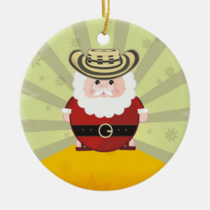 colombian christmas ceramic tree decoration