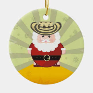 colombian christmas ceramic tree decoration