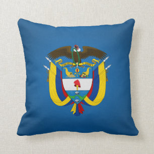 Colombian coat of arms cushion