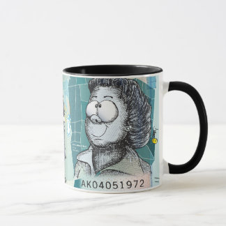 Colombian Currency Cartoon Coffee Mug 1,000 Pesos