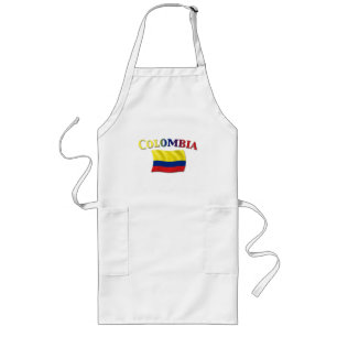 Colombian Flag 2 Long Apron