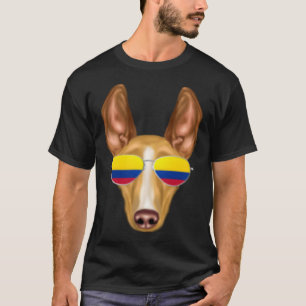 Colombian Flag Cirnechi dellu2019Etna Dog Colombia T-Shirt