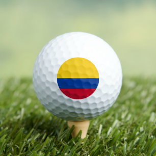 Colombian Flag, Flag of Colombia Golf Balls