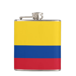 Colombian flag Flask