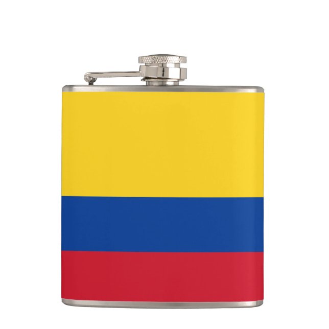 Colombian flag Flask (Front)