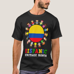 Colombian Flag Hispanic Heritage Colombia Boy Girl T-Shirt