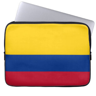 Colombian flag laptop sleeve