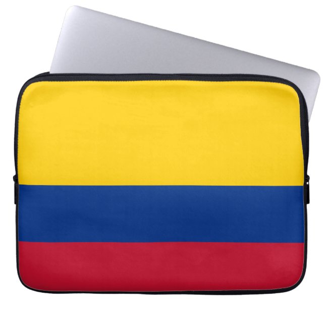 Colombian flag laptop sleeve (Front)