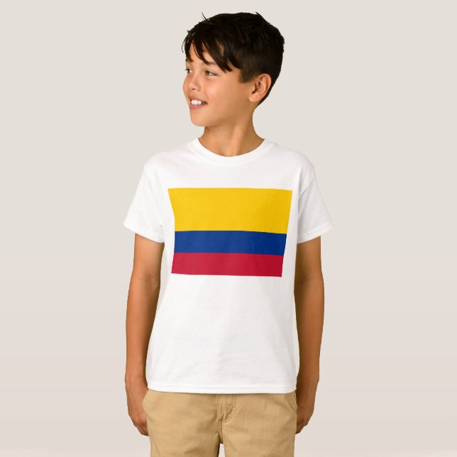 Colombian flag T-Shirt (Front Full)