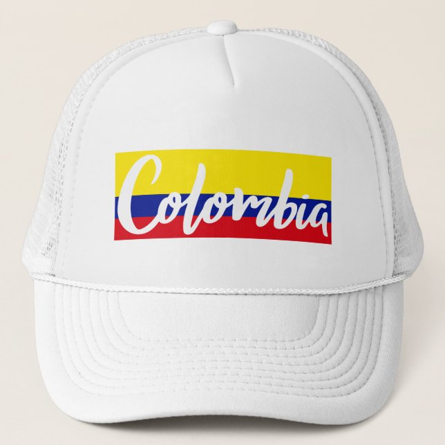 Colombian Flag Trucker Hat (Front)