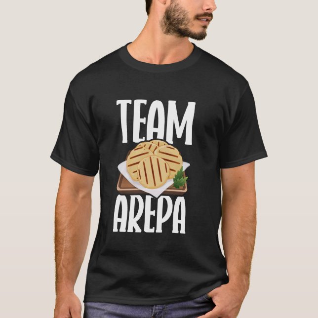 Colombian Food Arepa Lover Venezuelan Food Arepa T-Shirt (Front)