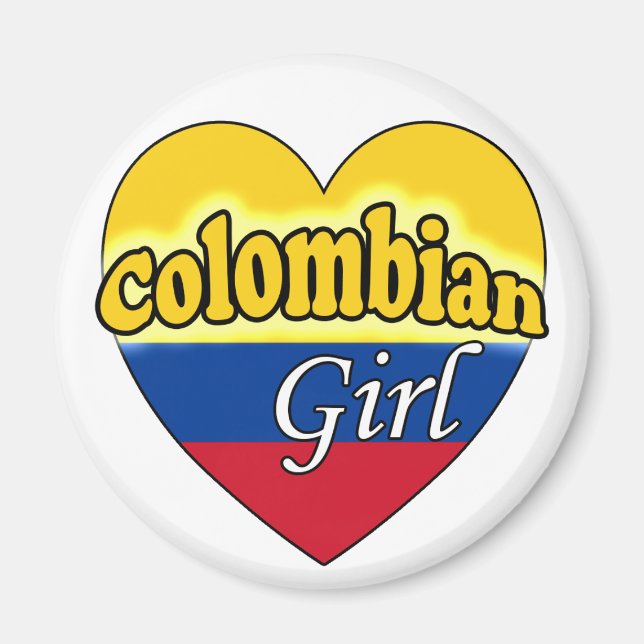 Colombian Girl Magnet (Front)