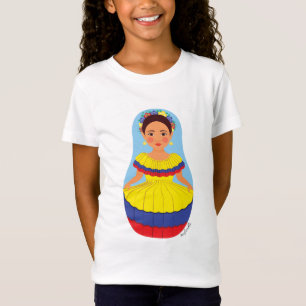 Colombian Matryoshka Girls' T-Shirt