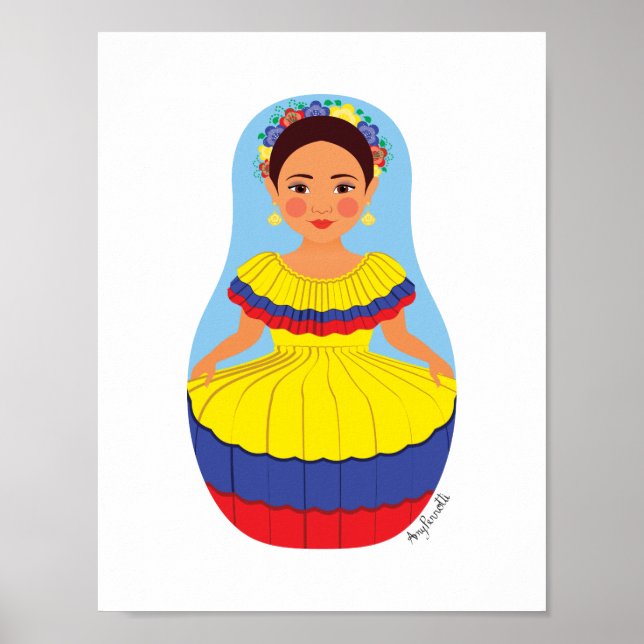 Colombian Matryoshka Poster (Front)