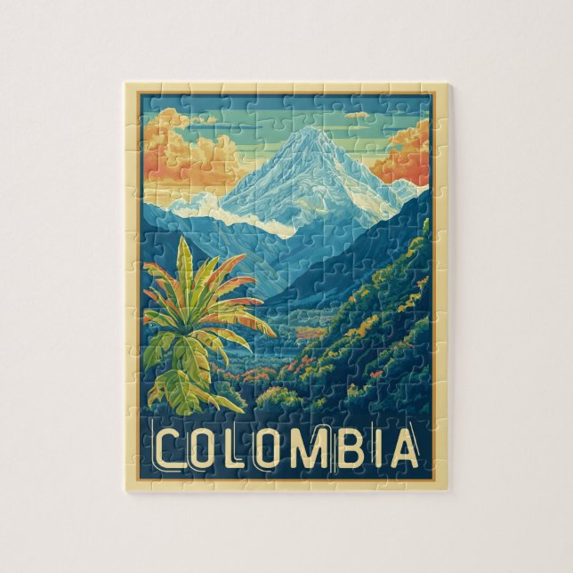 Colombian Mountain Landscape Jigsaw Puzzle (Vertical)