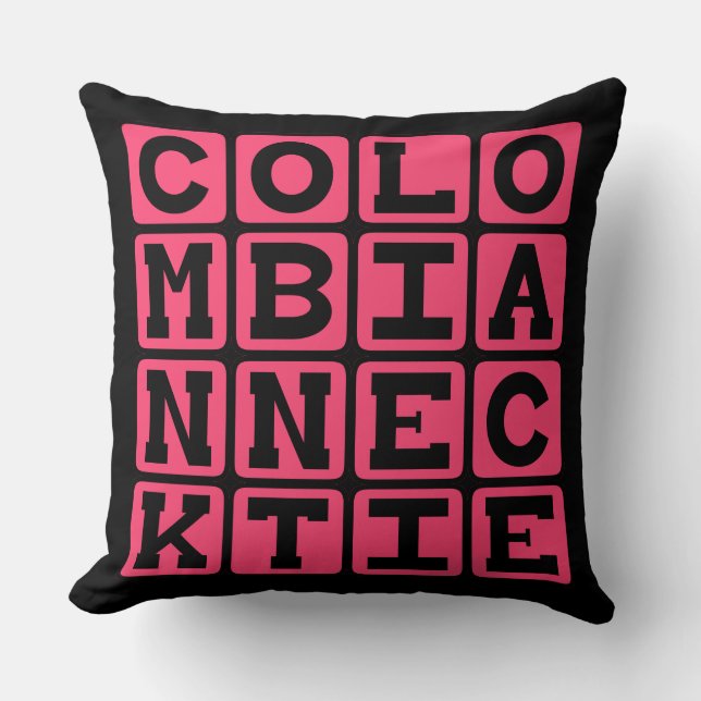 Colombian Necktie, Method of Execution Cushion (Front)
