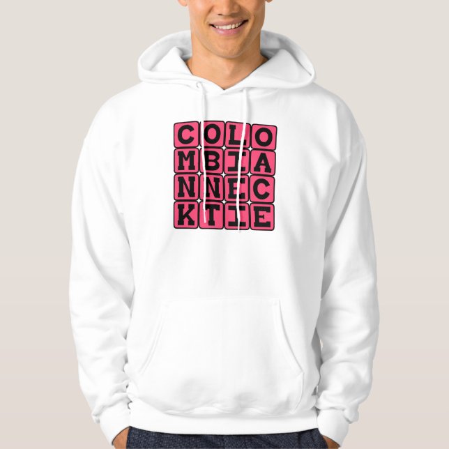 Colombian Necktie, Method of Execution Hoodie (Front)