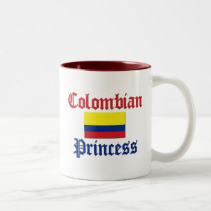 Colombian Princess Two-Tone Coffee Mug