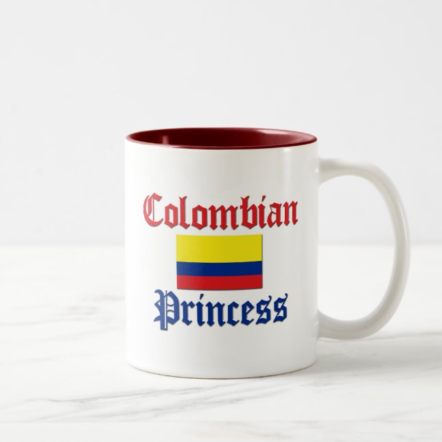 Colombian Princess Two-Tone Coffee Mug (Right)