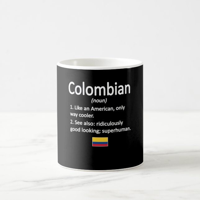 Colombian Roots Colombia Flag Colombian Heritage Coffee Mug (Center)