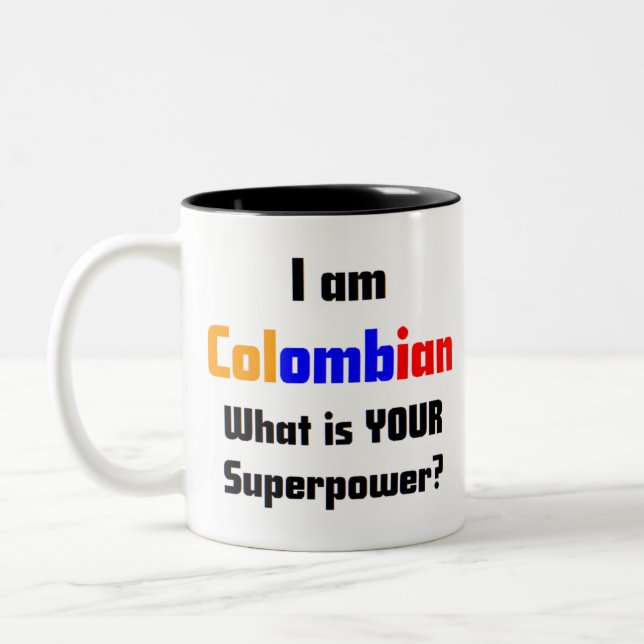 colombian Two-Tone coffee mug (Left)