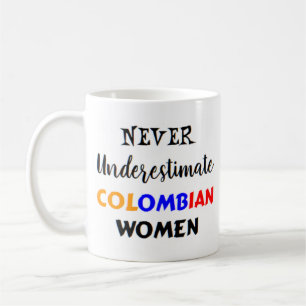 colombian women coffee mug