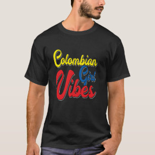 Colombian Women Hispanic Herritage Colombia Colomb T-Shirt