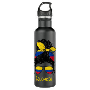 Colombiana Colombian Girl Mujer colombia  710 Ml Water Bottle