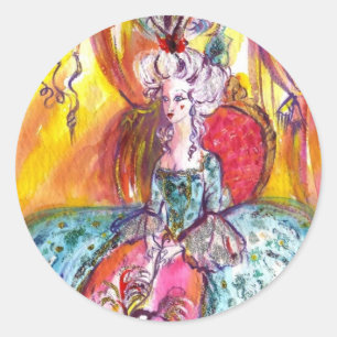 COLOMBINA / Venetian Masquerade Masks Classic Round Sticker