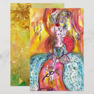 COLOMBINA / Venetian Masquerade Masks Stationery