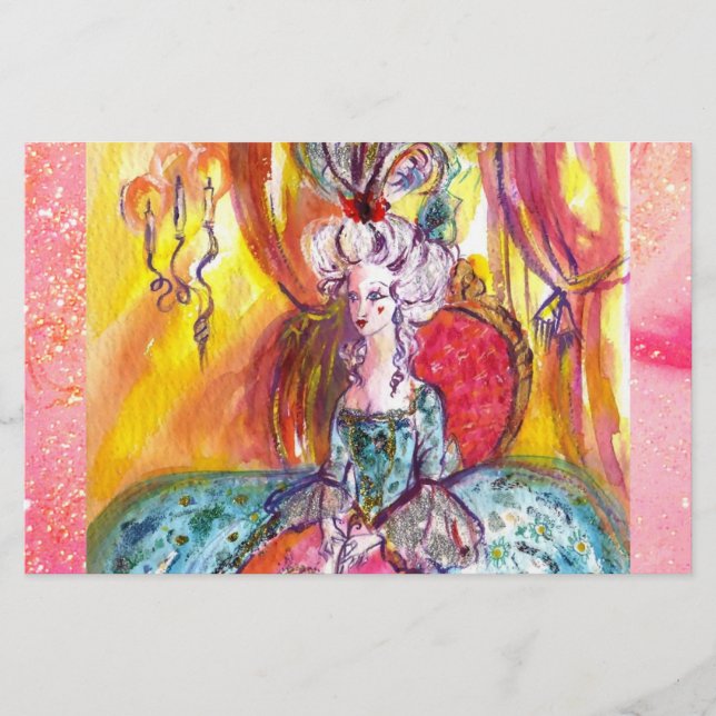 COLOMBINA / Venetian Masquerade Masks Stationery (Front)