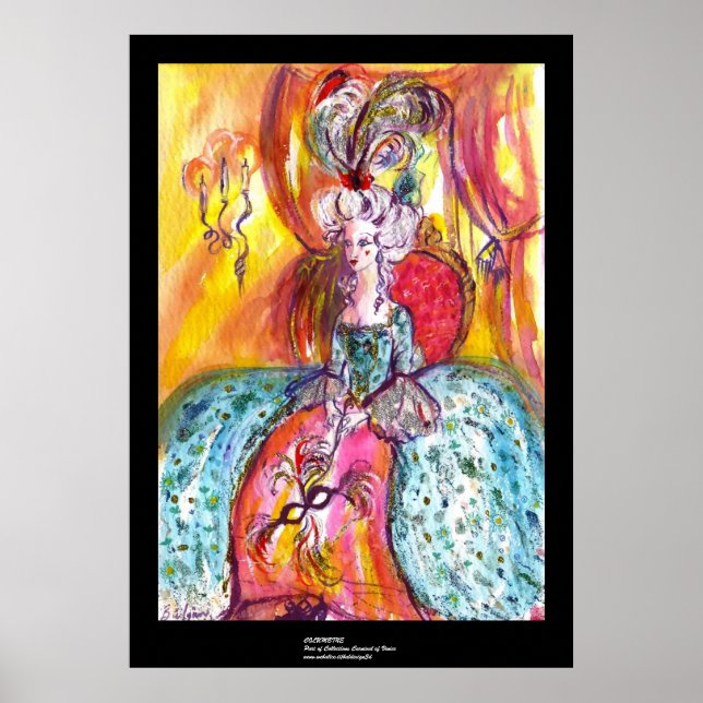 COLOMBINA / Venetian Masquerade Poster (Front)
