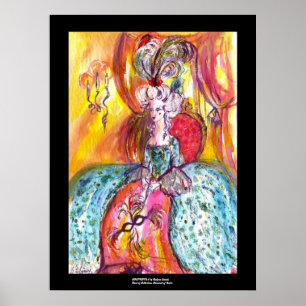 COLOMBINA / Venetian Masquerade Poster