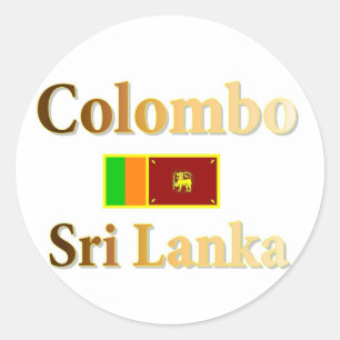 Colombo Classic Round Sticker